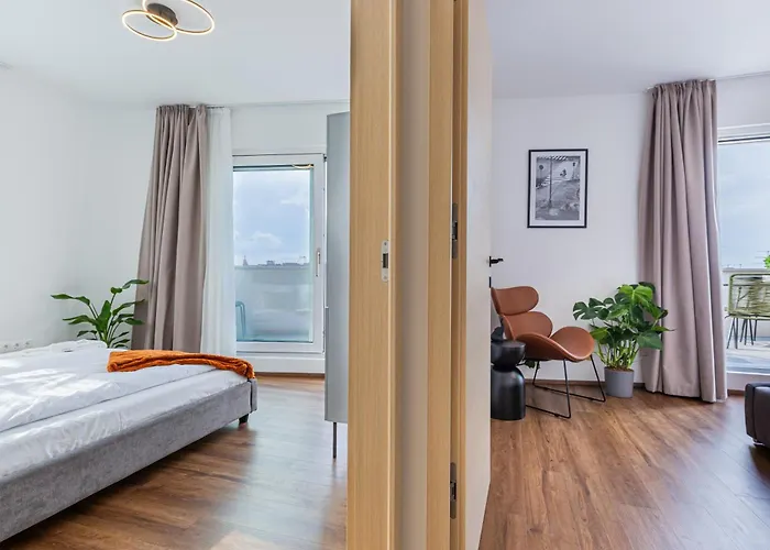 New Penthouse W Double Parking, Panoramic Balcony Apartment